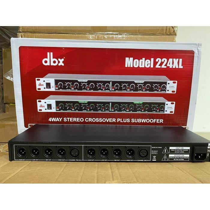 Crossover Dbx 224Xl 4 Way Subwoofer New Original Dan Terpercaya