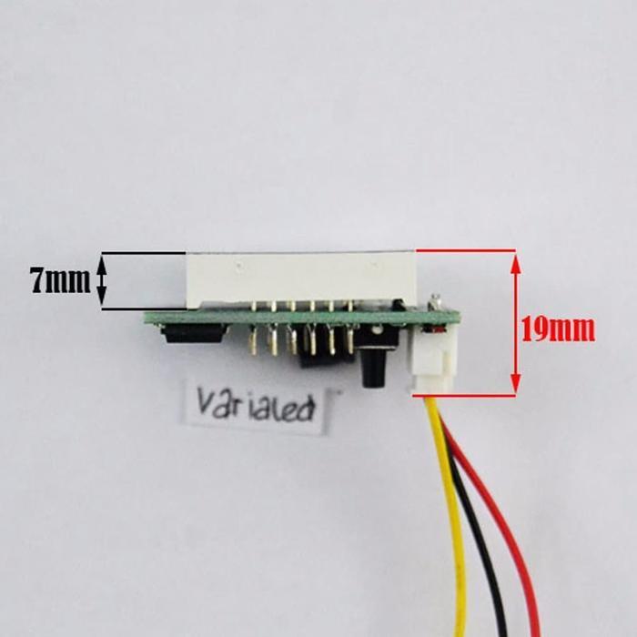 Tachometer Rpm Voltmeter 2 In 1 Non Frame Digital Volt Meter Dc 8 17 Original Dan Terpercaya