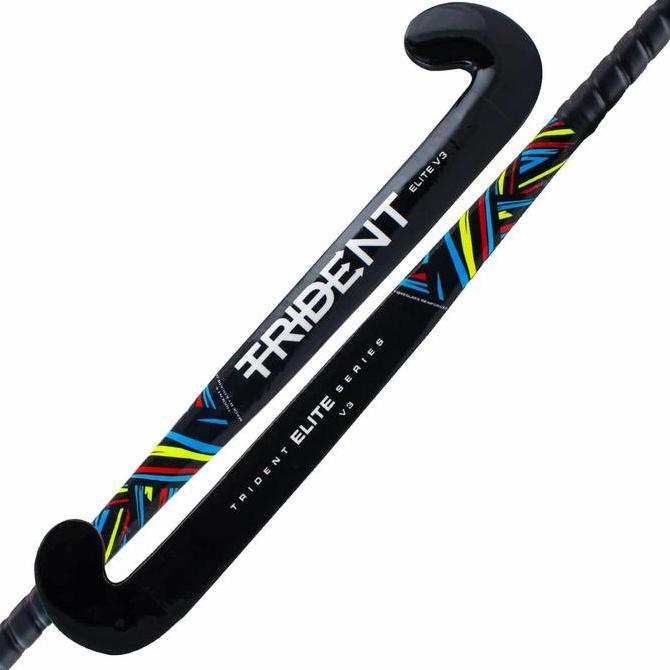 TRIDENT ELITE V3 WOODEN HOCKEY STICK INDOOR (BLACK) KODE 946