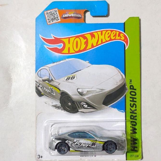 hotwheels hot wheels scion fr s frs silver strip kuning 2014 hw workshop kode 1176