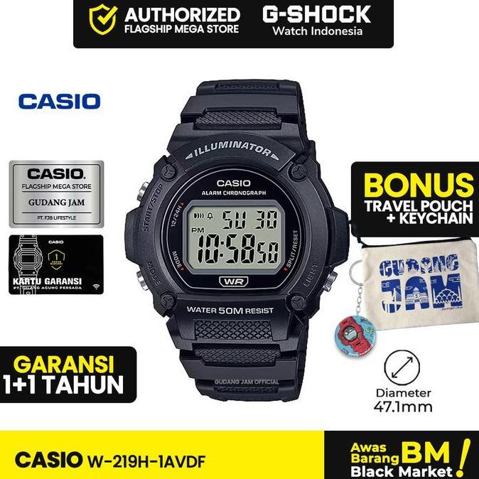 New- Casio General W-219H-1Avdf W-219H W-219 W219H W 219H Watches