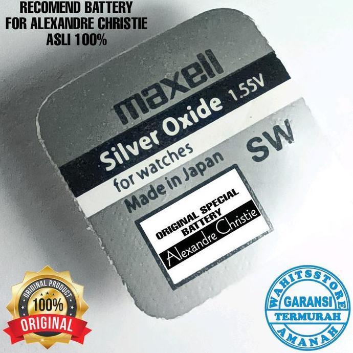 New- Baterai Jam Tangan Alexandre Christie 6390Mc Ac6390Mc Asli Analog-Digital