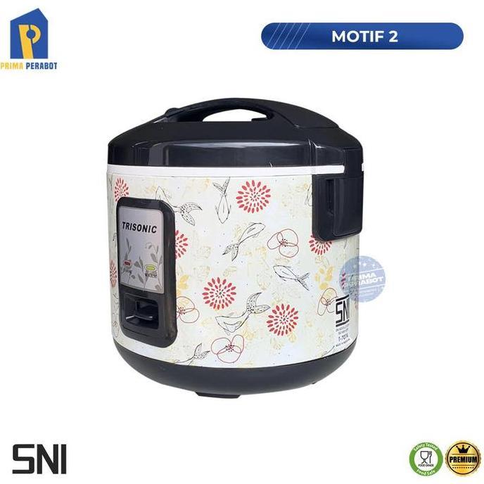 New- Magic Com Penanak Nasi Rice Cooker 1.8 L Trisonic Listrik