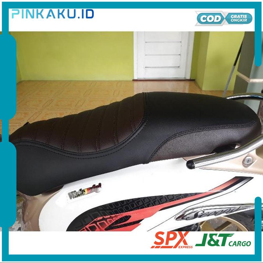 Kulit Jok Scoopy Caferacer/ Cover Jok Scoopy Modif - RO30-0912 2025 Bisa COD Termurah