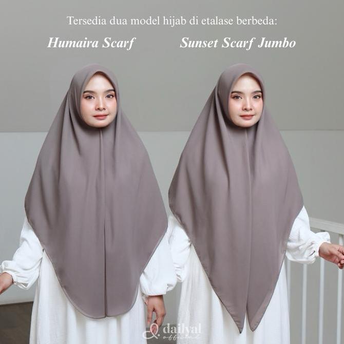 New- Dailyal - Humaira Scarf (Etalase 2 Hijab Ala Malay Size M,L Dan Xl)