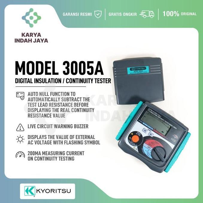 Insulation Tester Kyoritsu 3005A