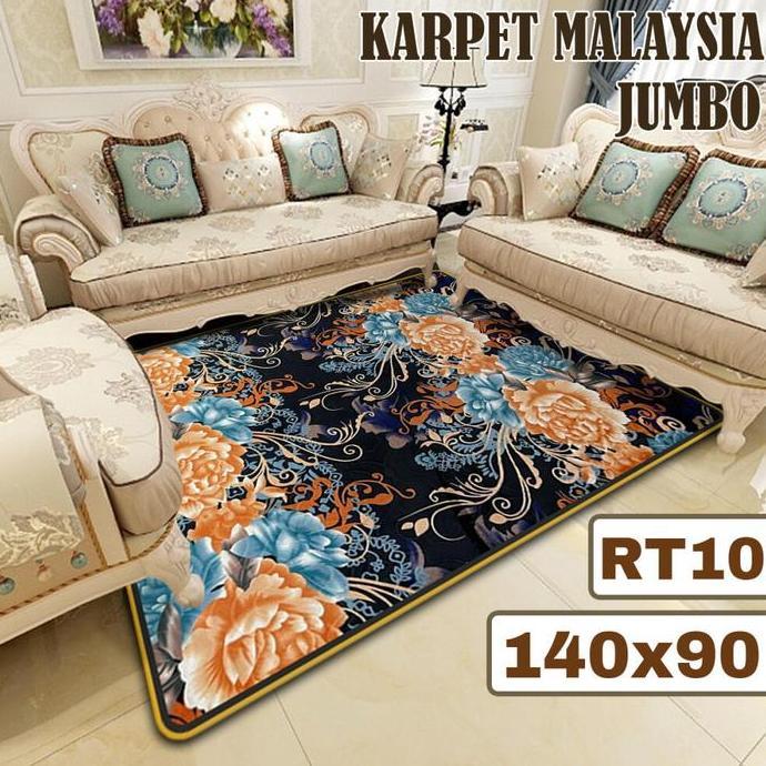 Zakka Store COD Karpet Malaysia Ukuran Jumbo 140x190 / Karpet Malaysia HALUS Kualitas Premium