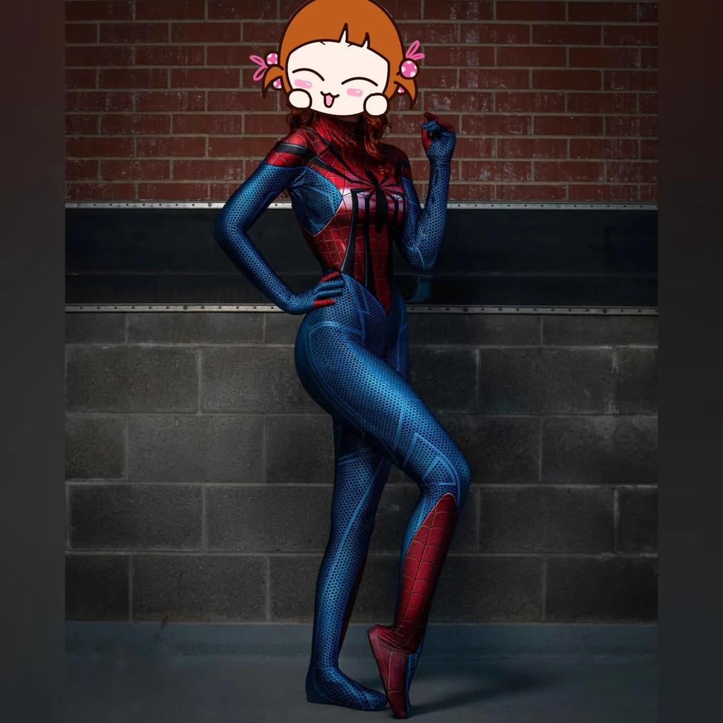 Halloween Woman Spidercosplay Costume Suit Zentai Bodysuit Adults Party Jumpsuits