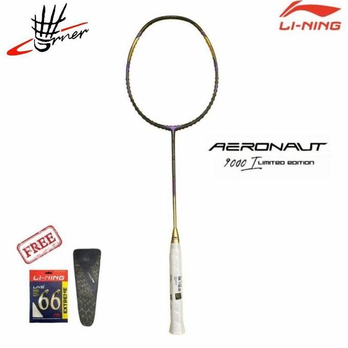 BEBAS ONGKIR - Raket Badminton Lining Aeronaut 9000i 9000 i Instinct Original