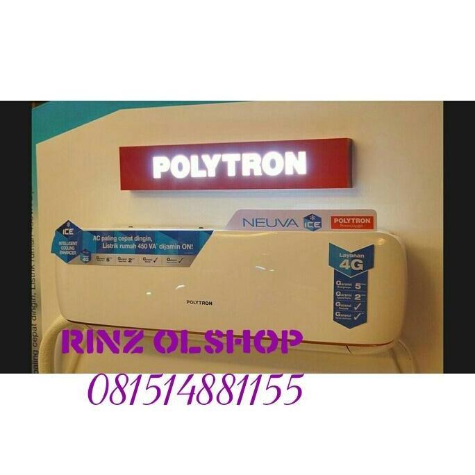 Terlaris Ac Polytron 1Pk Neuva Ice Pac 09Vx + Paket Pemasangan / Ac Murah