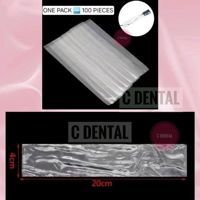 promo [100 Pcs] Dental X-Ray Digital Sensor Cover Plastik Pelindung Alat Rontgen Gigi terlaris