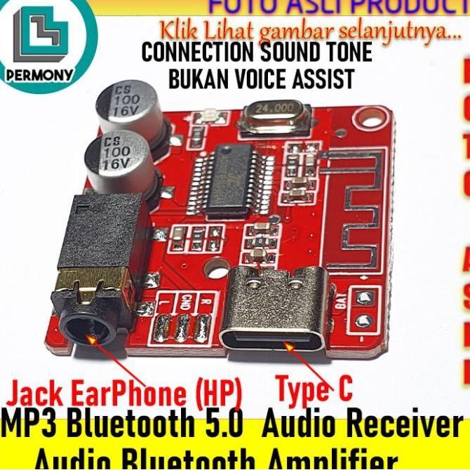Good- MP3 Bluetooth 5.0 Audio Receiver Decoder Amplifier USB type C Module