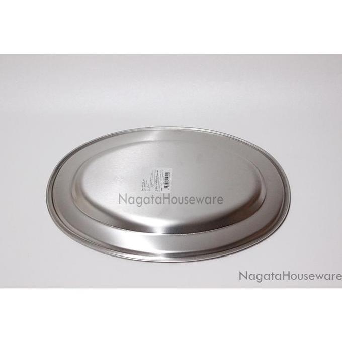 Good- Piring Oval Zebra / Piring Oval Stainless / Piring Ikan Stenlis Oval Plate Zebra 121041
