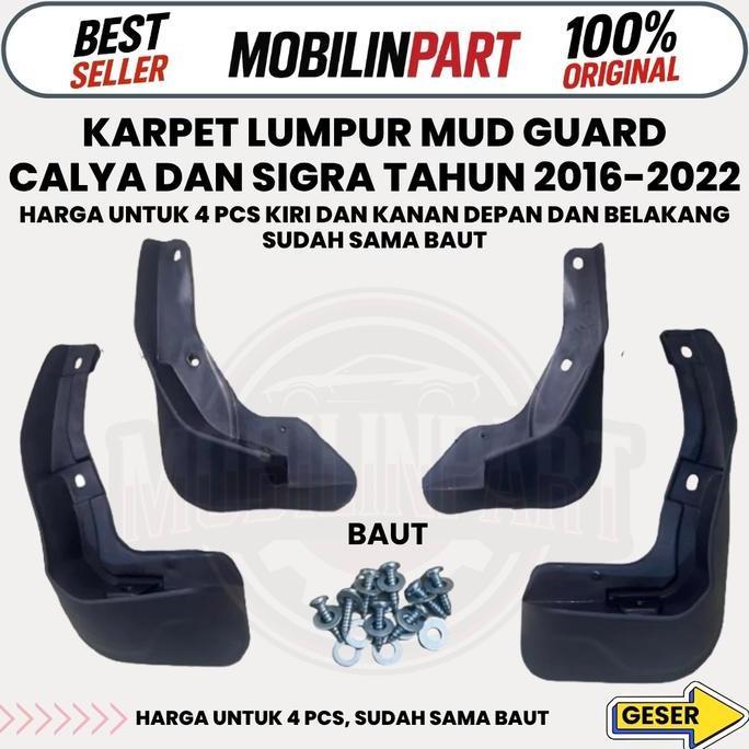 Karpet Lumpur Mud Guard Calya Sigra 2016-2022 Original Termurah