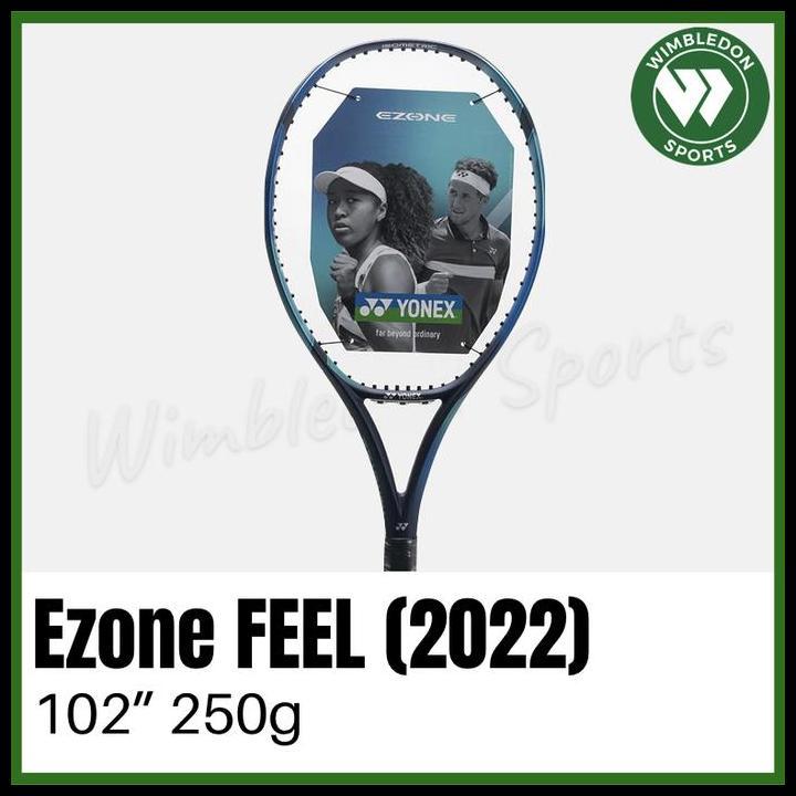 Raket Tenis Yonex Ezone Feel 2022 / Raket Yonex Ezone Feel Sky Blue Terbaru