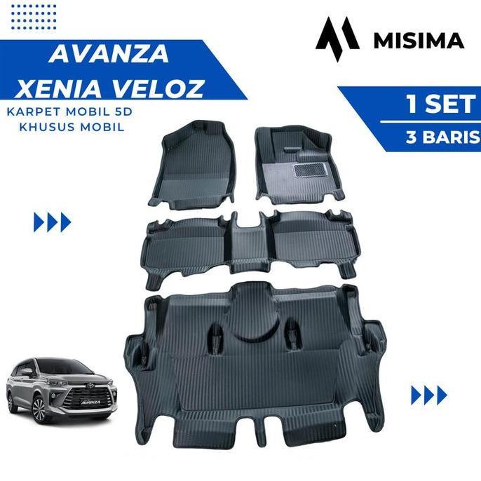 Karpet Mobil 5D Mobil Avanza Xenia Veloz New 2022 - Eva Restock