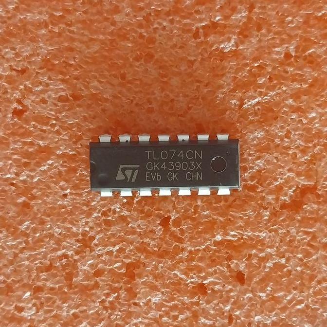 TL074CN TL074 ST PDIP-14 LOW NOISE JFET QUAD OP-AMP