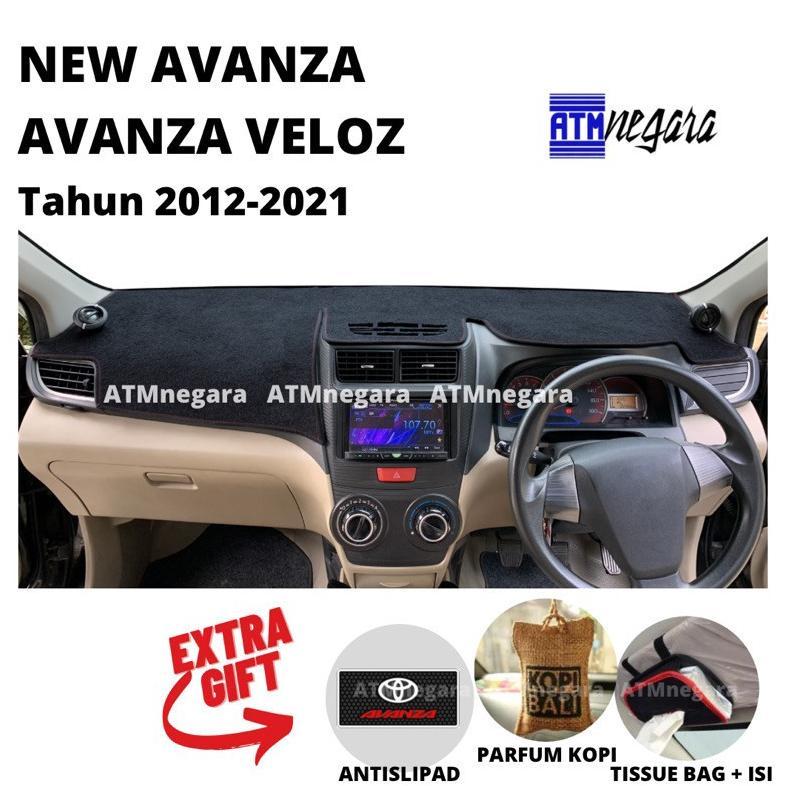 Cover Dashboard Premium New Avanza / Veloz Tahun 2012-2021 Aksesoris Alas Dasbor Mobil