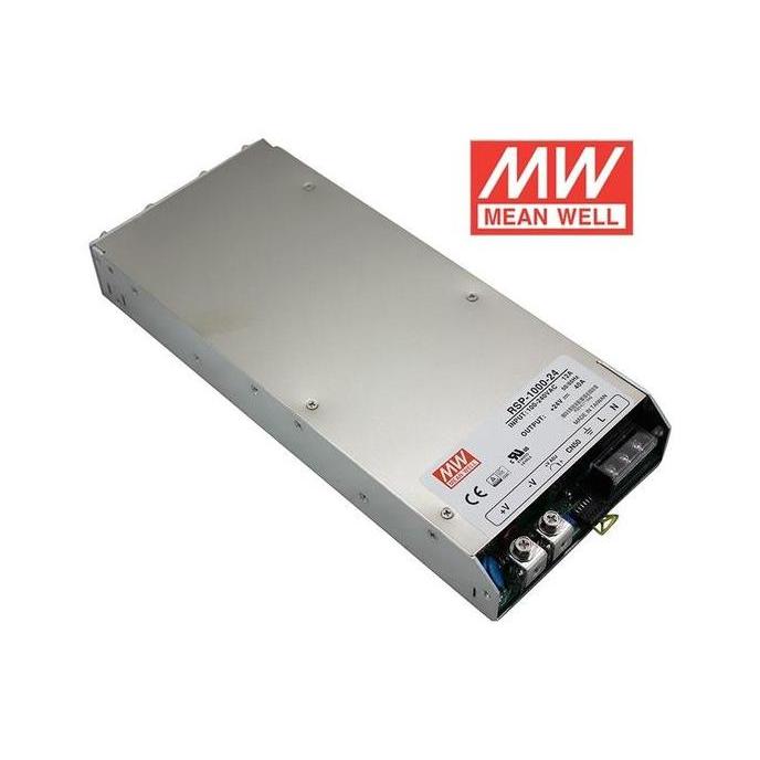 Promo RSP-1000-24 - POWER SUPPLY WITH PFC FUNCTION 24V 40A - MEAN WELL Diskon