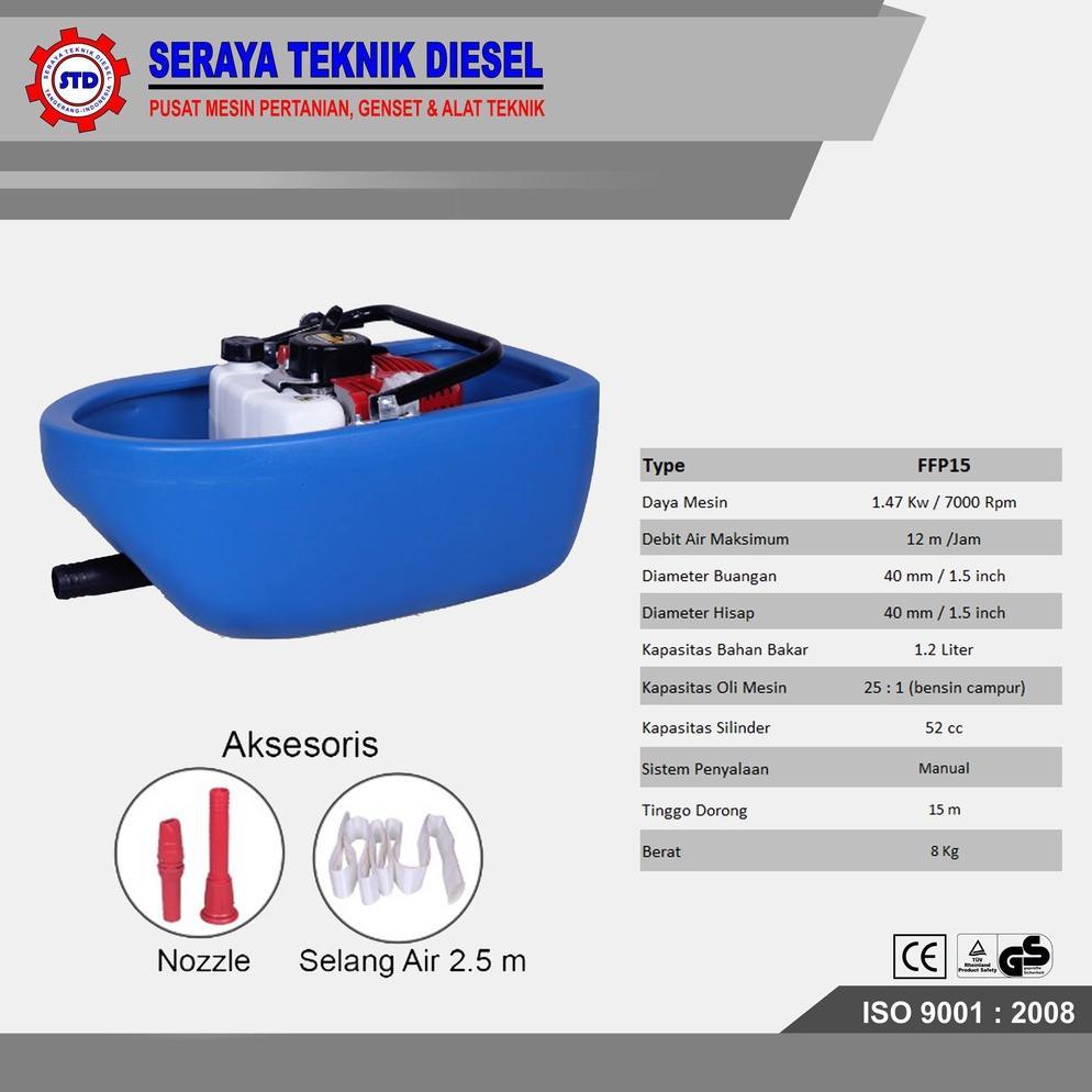 POMPA AIR APUNG FIRMAN FFP15 / FLOATING PUMP FIRMAN POMPA ALKON APUNG Berkualitas