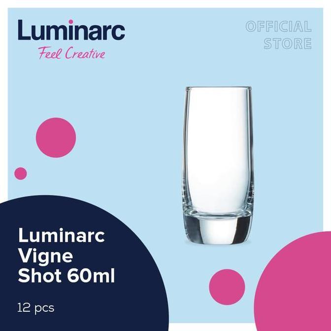 Gelas Kaca Luminarc Vigne - Shot 60ml Promo
