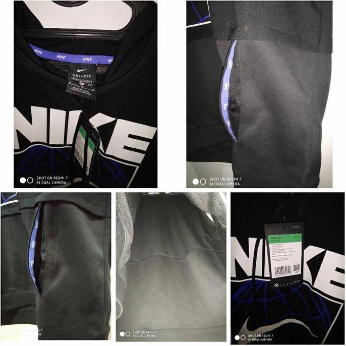 Jacket Nike Dri-FIT Men's Sleeveless Graphic Training Hoodie Original Terlaris