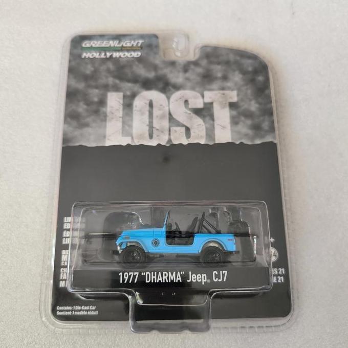 GREENLIGHT HOLLYWOOD LOST TV SERIES - 1977 JEEP CJ-7 DHARMA