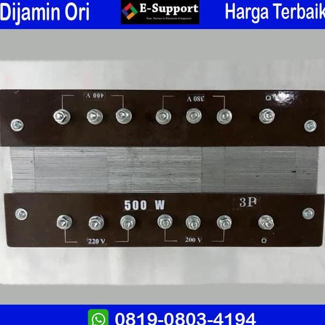 Promo Travo Nagoya 440v/400v/380v - 220v/200v/100v 500watt 3Phase Auto Diskon