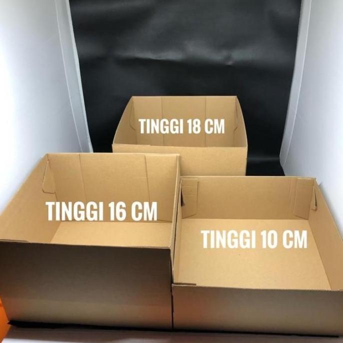 Good- Box Kue Jungle 25x25x16cm / Kardus Kue / Kotak Kue / Cake Box