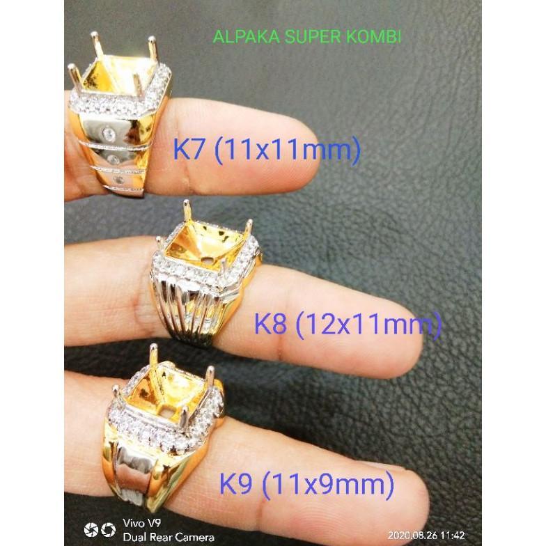 Cute- Ring Cincin Emban Alpaka Super Kombi Gold 5