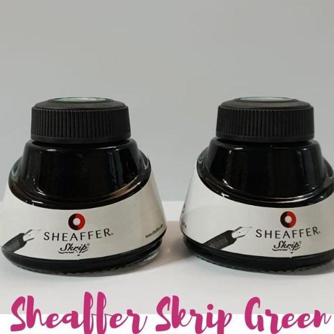 Tinta Isi Ulang Fountain Pen Sheaffer Skrip Green Promo