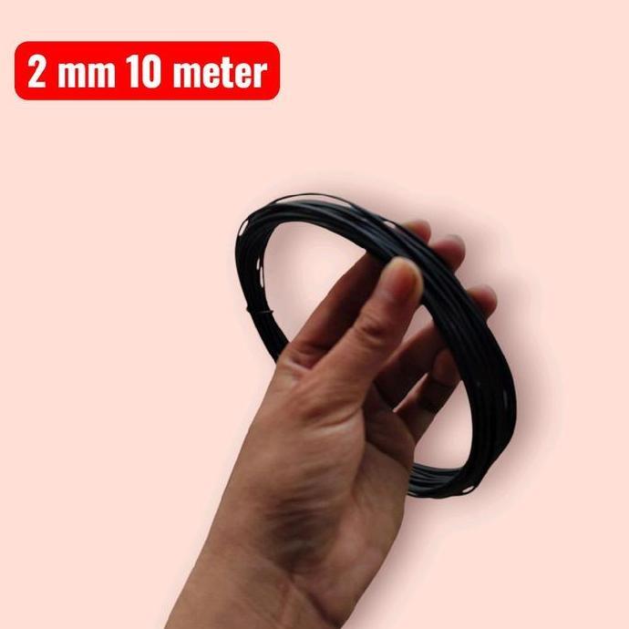 Ytta- Kawat Bonsai Hitam Eceran 40 Meter Label Biru Kawat Bonsai Ecer Perlengkapan Bonsai