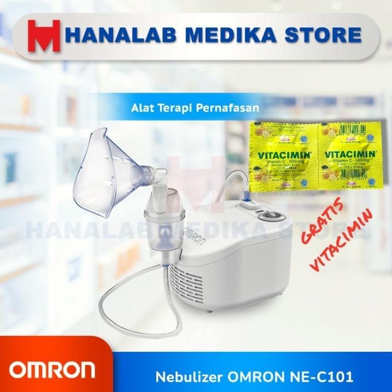 OMRON NEBULIZER NE C101 / ALAT UAP DEWASA, ANAK DAN BAYI