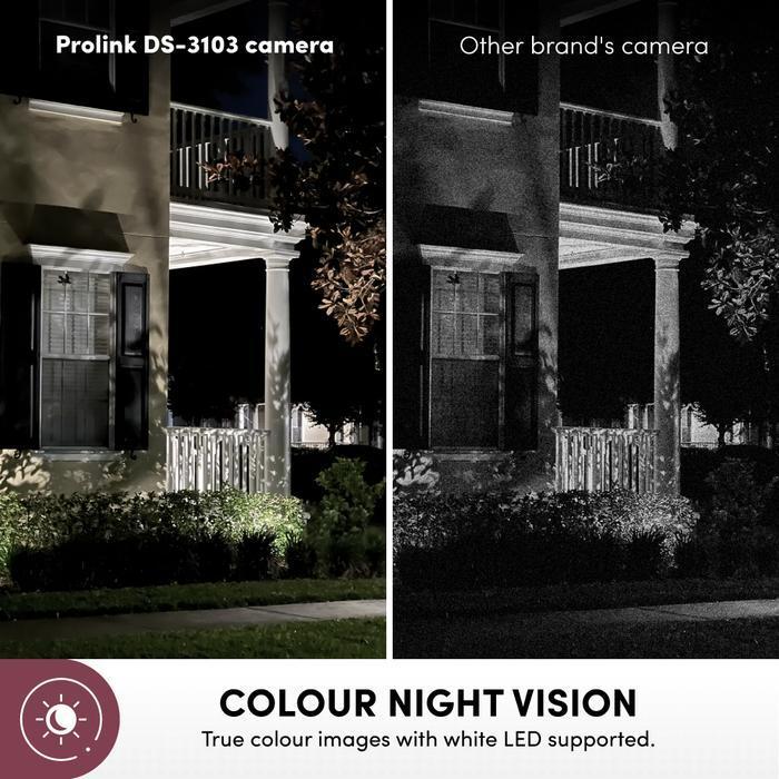 Prolink 4Mp Smart Ip Cam Cctv Wifi Dual Band Outdoor Qhd | 360 View | Resolusi 2,5K Kamera | 2 Way A