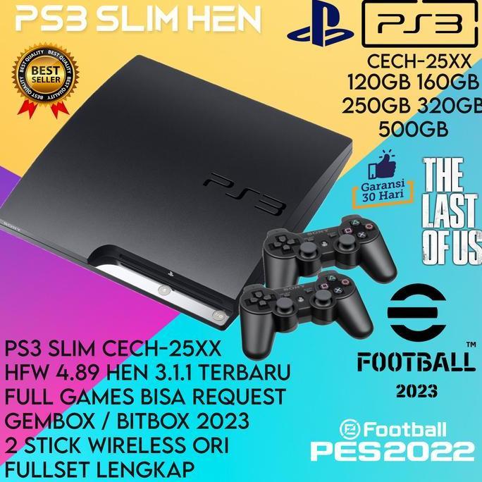 Terlaris Sony Playstation Ps3 Slim Cech-25Xx 160Gb Ori Japan Garansi 30 Hari Full Games Bisa Request