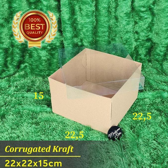 Good- BOX MIKA - DUS KUE - KOTAK - KARDUS 22x22x15 CM