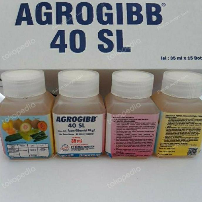 Grdn- Agrogibb 40Sl 35Ml Ga3 Giberelid Acid Zpt Pembesar Buah Naga Melon Dll