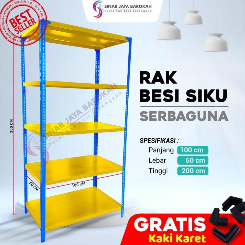 RAK BESI SIKU LUBANG UK L60XP100XT200 CM