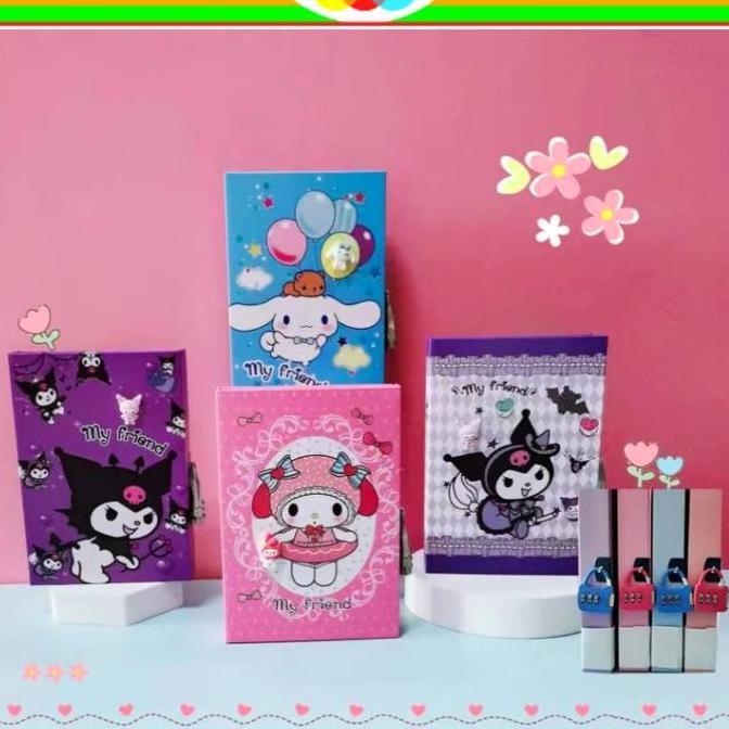 DIARY LOCK SANRIO CINAMMOROL DIARY KUNCI SANRIO KUROMI NOTEBOOK Promo