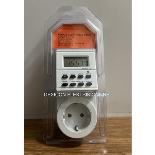 lstrk- Timer digital stop kontak/stop kontak timer digital/stop kontak on off listrik otomatis/stop 