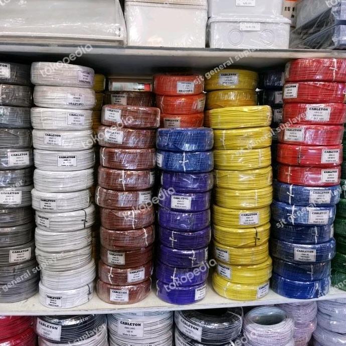 Baru KABEL AWG22 AWG 22 CABLETON MADE IN JAPAN 100M sjt92 Murah