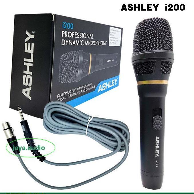 Volk- Mik Kabel Ashley I200 Mic Kabel Panjang Mikrofon Kabel Ashley Mik Vokal Suara Jernih