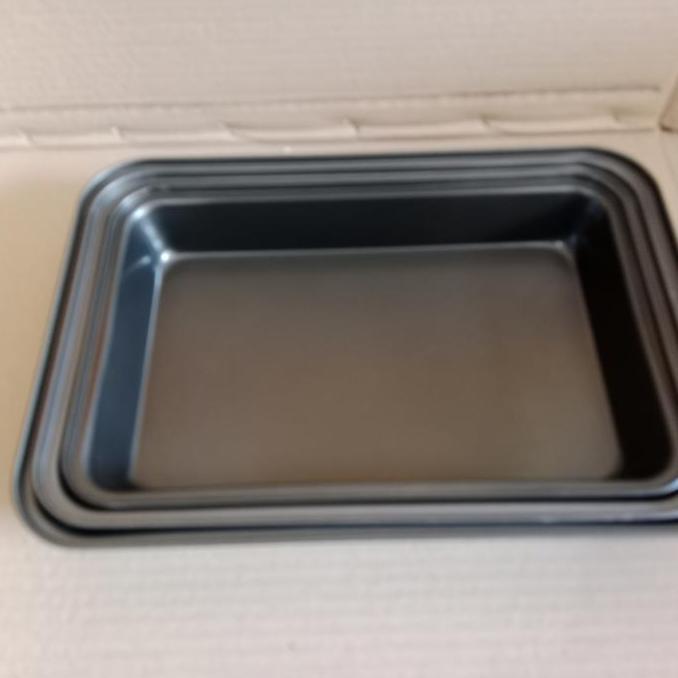 loyang kue kotak persegi panjang anti lengket /loyang kue bolu persegi