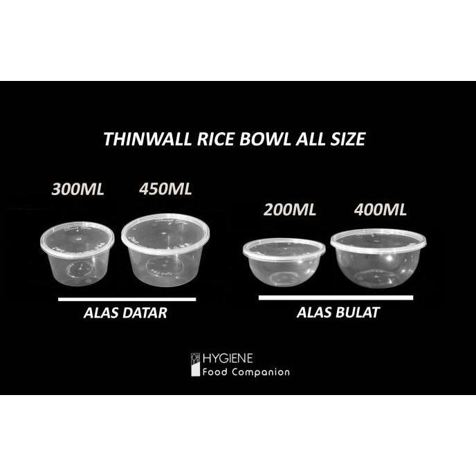 Good- Mangkuk Plastik 450ml / Mangkok Plastik Bowl / Thinwall 450 ml