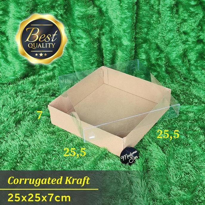 Good- BOX MIKA - DUS KUE - KOTAK - KARDUS 25x25x7 CM