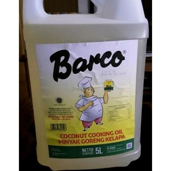 Minyak Goreng Barco 5 liter jerigen minyak goreng kelapa barco jerigen 5 liter