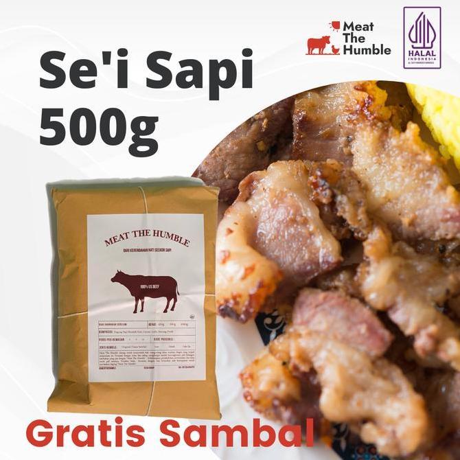 Sei Sapi Khas Kupang / Daging Sapi Asap 500 g