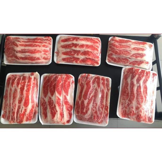 Daging sapi short plate impor US / yoshinoya 1 kg