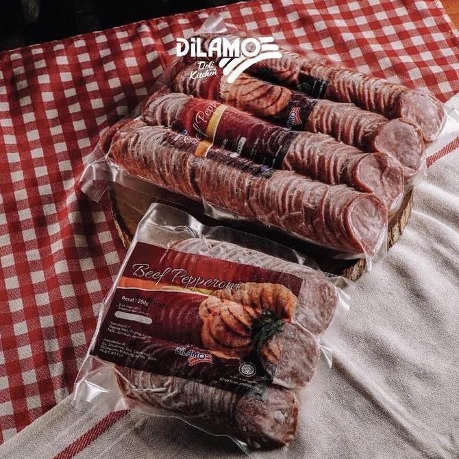 Jual BEEF PEPPERONI DILAMO 200 isi 1 kg
