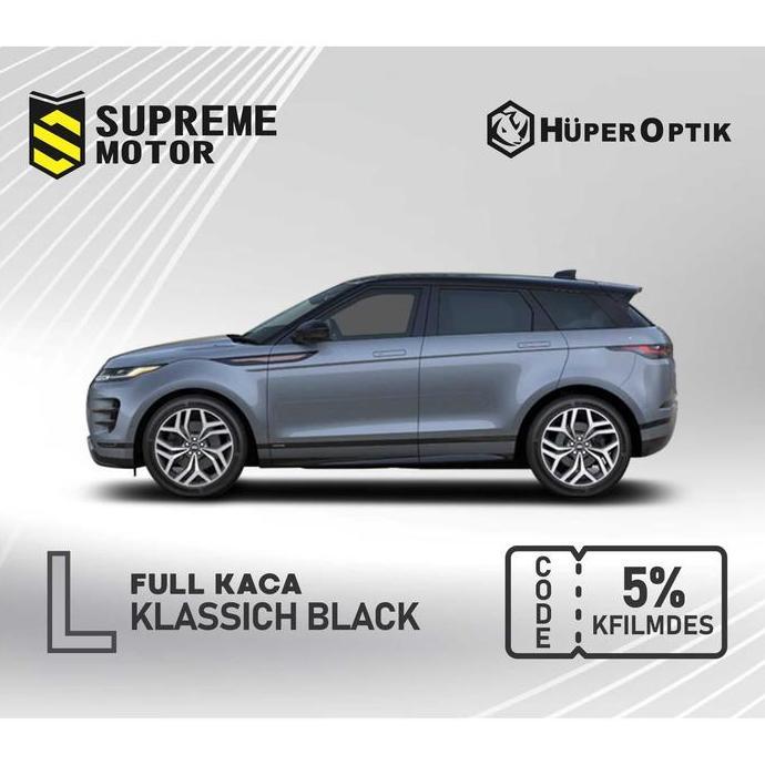 Kaca Film Full Huper Optik Klassisch Black Large Car